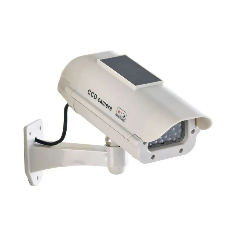 Simulation Solar Camera Waterproof Fake Camera Dummy CCD Security Camera Red Flashing Led Home Office Surveillance Scare Theft